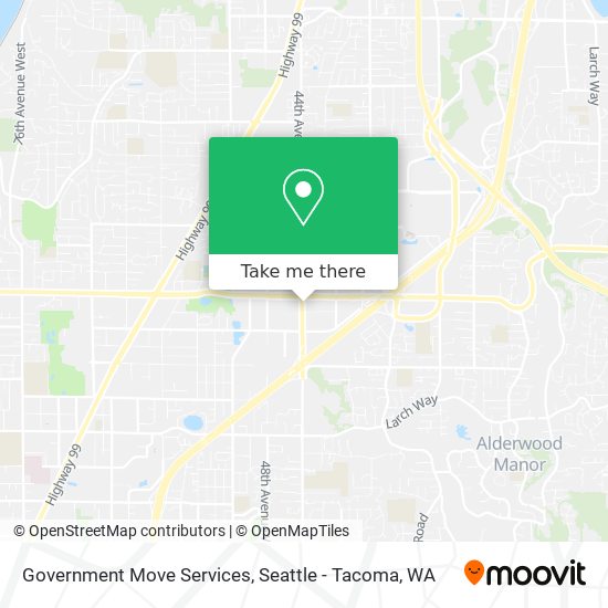 Mapa de Government Move Services