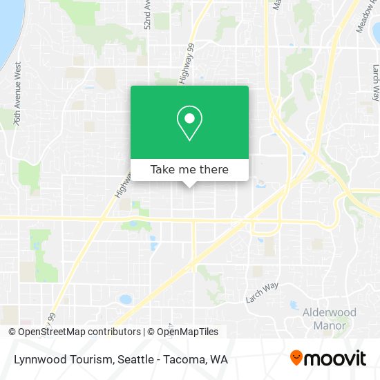 Lynnwood Tourism map