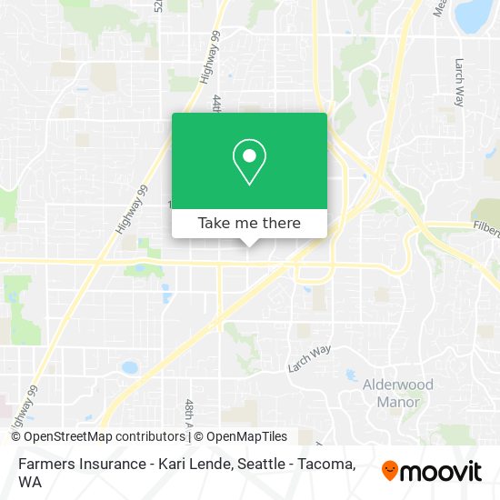 Farmers Insurance - Kari Lende map