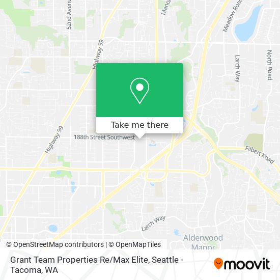 Mapa de Grant Team Properties Re / Max Elite