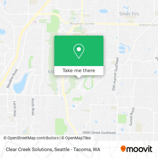 Clear Creek Solutions map