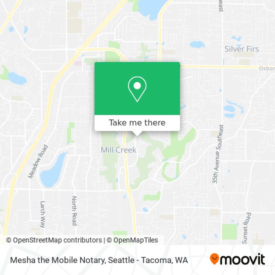 Mesha the Mobile Notary map