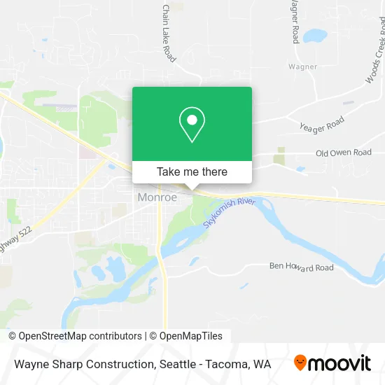 Mapa de Wayne Sharp Construction