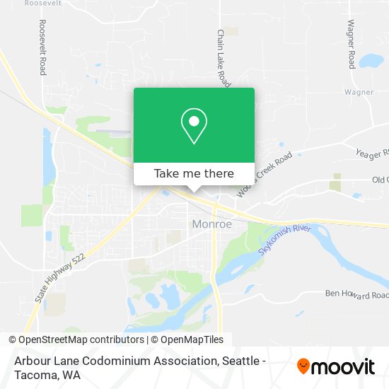 Arbour Lane Codominium Association map