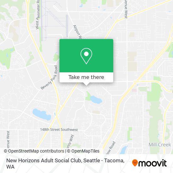 New Horizons Adult Social Club map