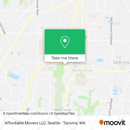 Mapa de Affordable Movers LLC