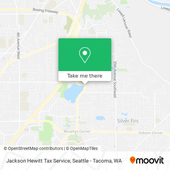 Jackson Hewitt Tax Service map