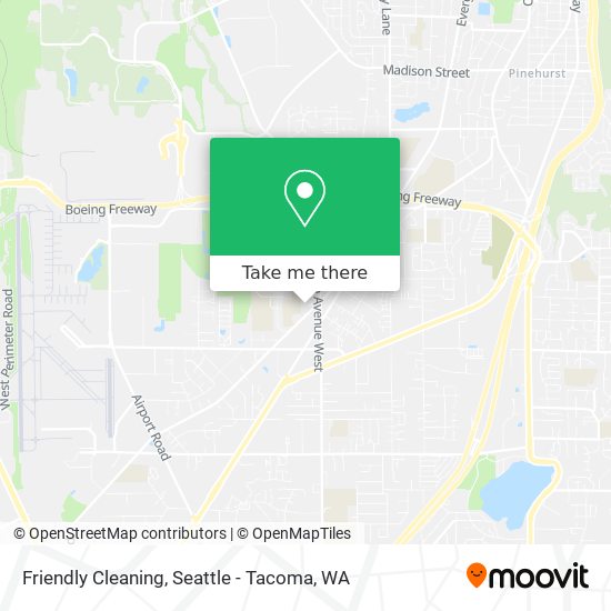 Friendly Cleaning map