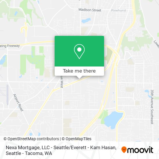 Mapa de Nexa Mortgage, LLC - Seattle / Everett - Kam Hasan