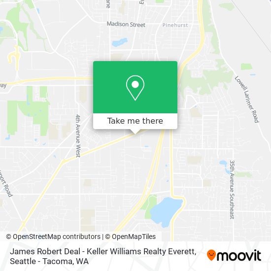 Mapa de James Robert Deal - Keller Williams Realty Everett