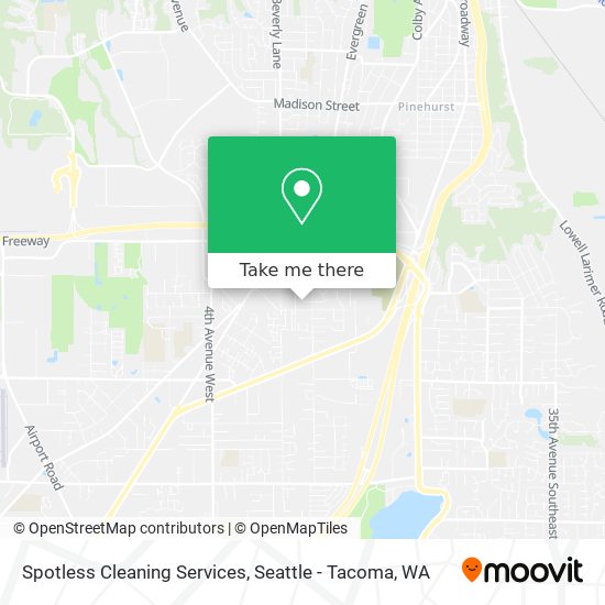 Spotless Cleaning Services map