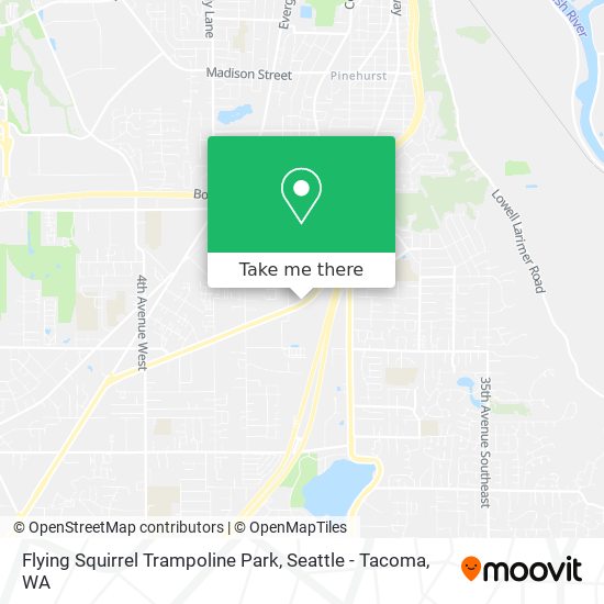 Mapa de Flying Squirrel Trampoline Park