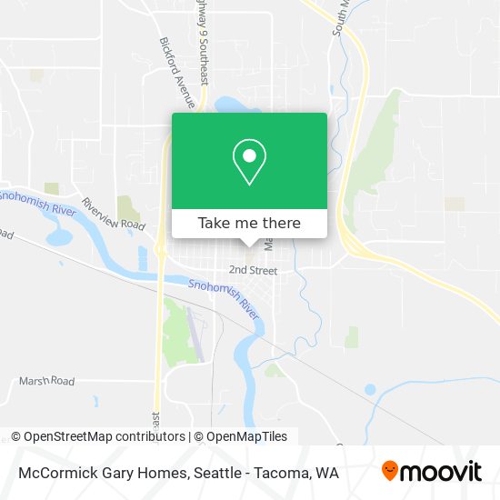 McCormick Gary Homes map