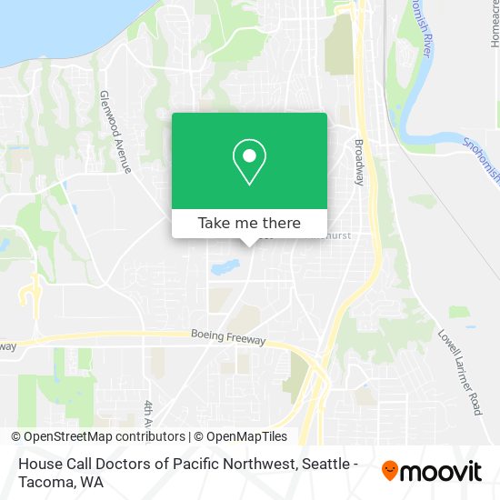 Mapa de House Call Doctors of Pacific Northwest