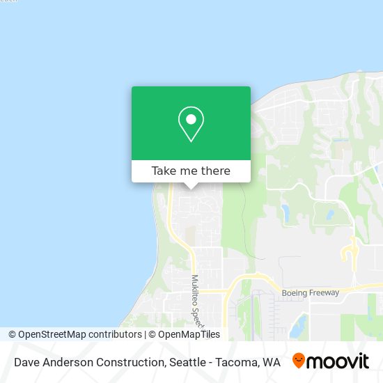 Dave Anderson Construction map