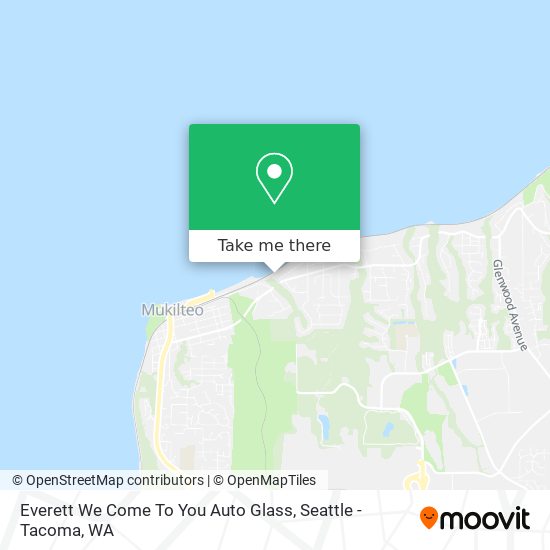 Mapa de Everett We Come To You Auto Glass