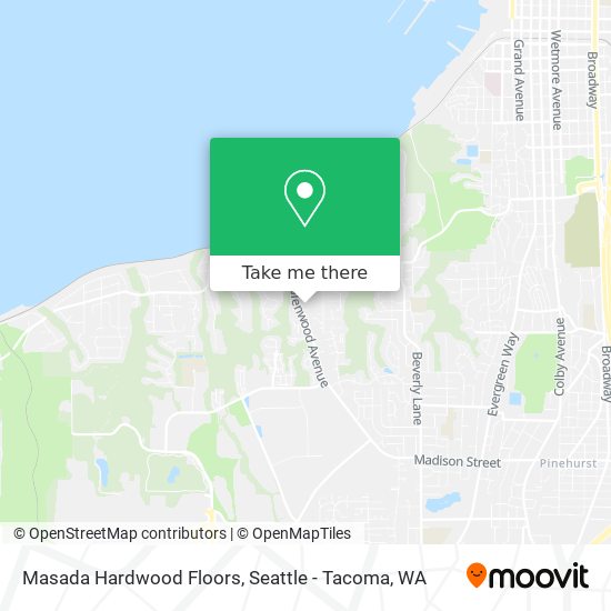 Masada Hardwood Floors map