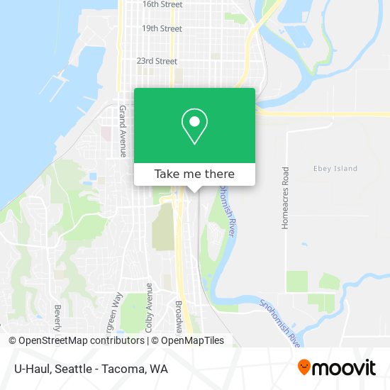 U-Haul map