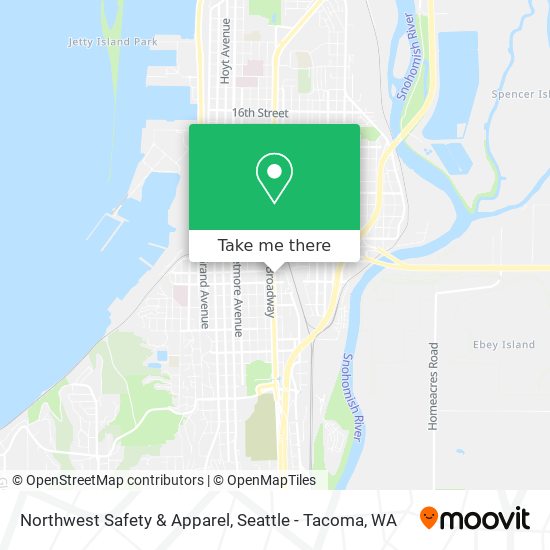 Northwest Safety & Apparel map