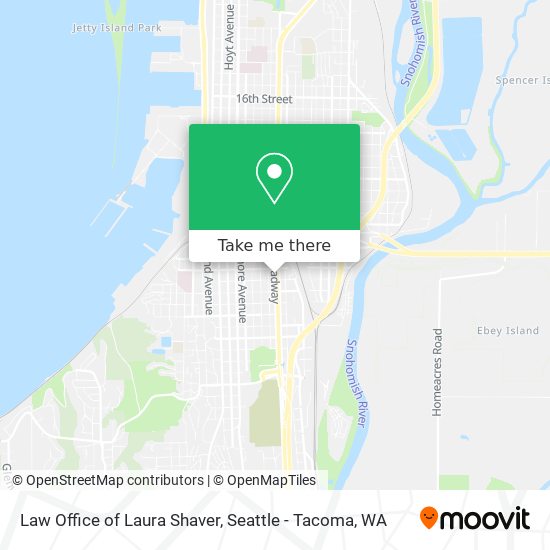 Law Office of Laura Shaver map