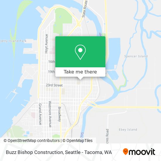 Buzz Bishop Construction map