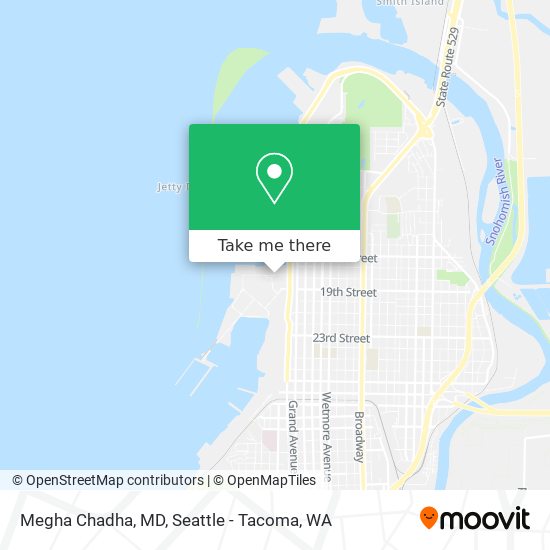 Mapa de Megha Chadha, MD