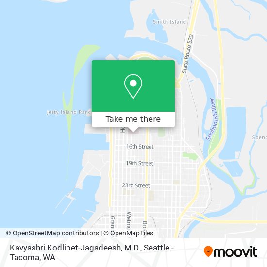 Kavyashri Kodlipet-Jagadeesh, M.D. map
