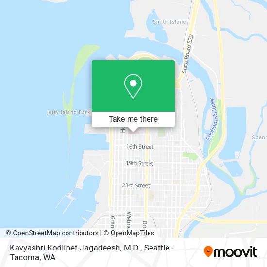 Mapa de Kavyashri Kodlipet-Jagadeesh, M.D.