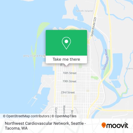 Northwest Cardiovascular Network map