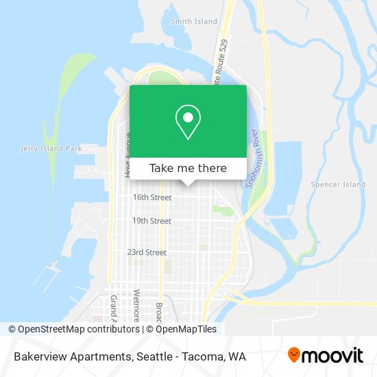 Mapa de Bakerview Apartments