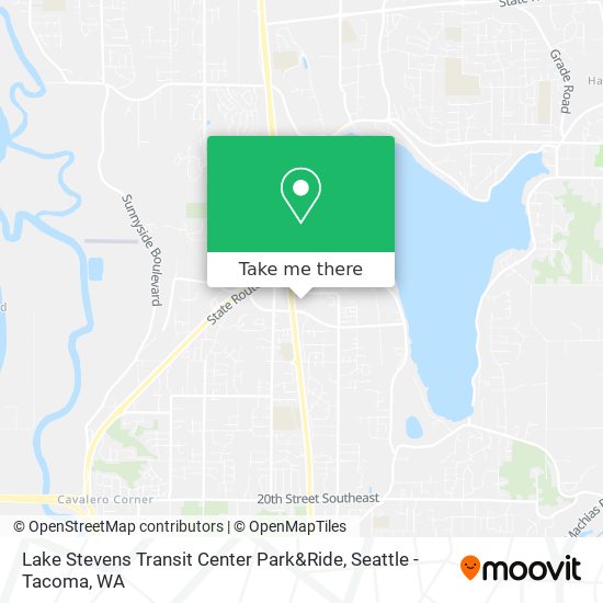 Mapa de Lake Stevens Transit Center Park&Ride