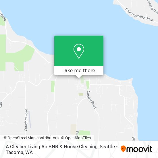 Mapa de A Cleaner Living Air BNB & House Cleaning