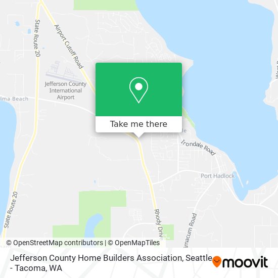 Jefferson County Home Builders Association map