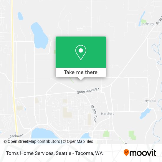 Tom's Home Services map