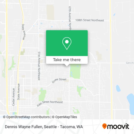 Dennis Wayne Fullen map