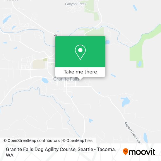 Granite Falls Dog Agility Course map