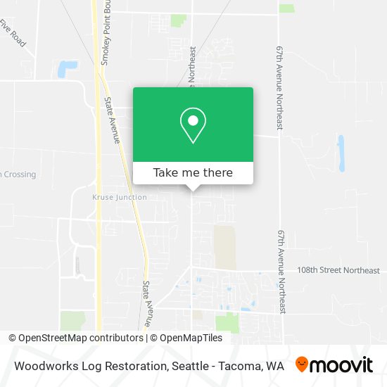 Mapa de Woodworks Log Restoration