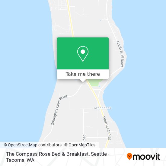 Mapa de The Compass Rose Bed & Breakfast