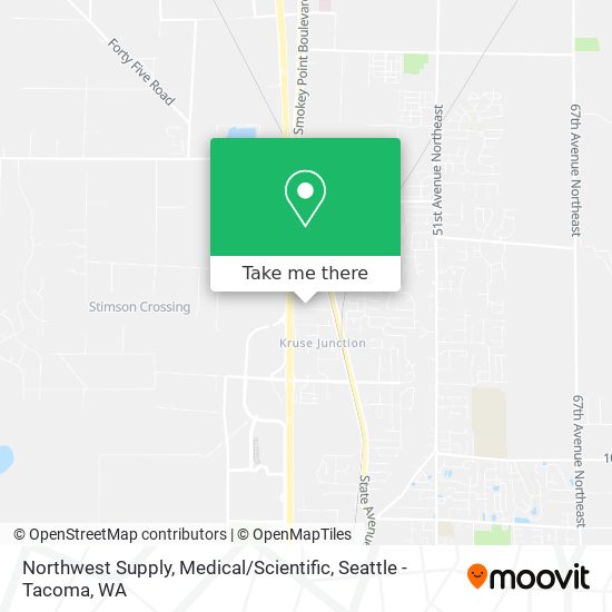 Northwest Supply, Medical / Scientific map