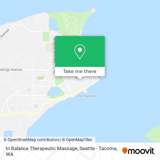 In Balance Therapeutic Massage map