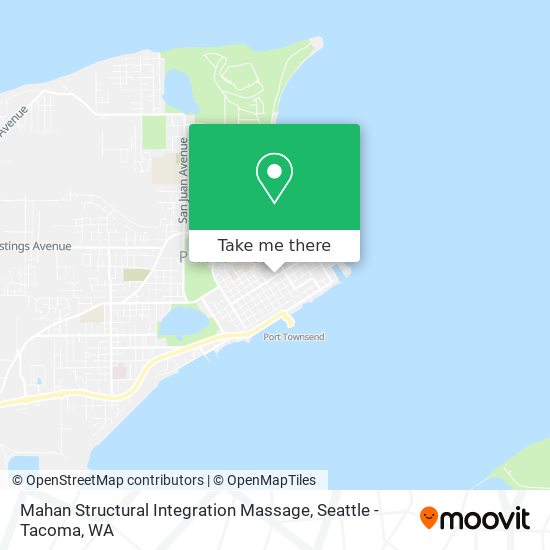 Mahan Structural Integration Massage map