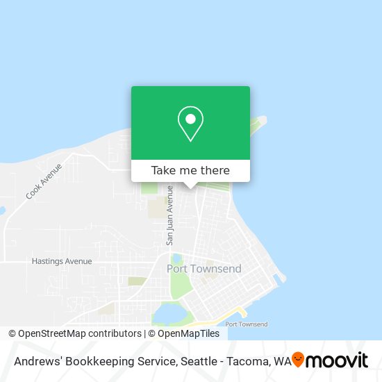 Andrews' Bookkeeping Service map