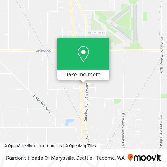 Rairdon's Honda Of Marysville map