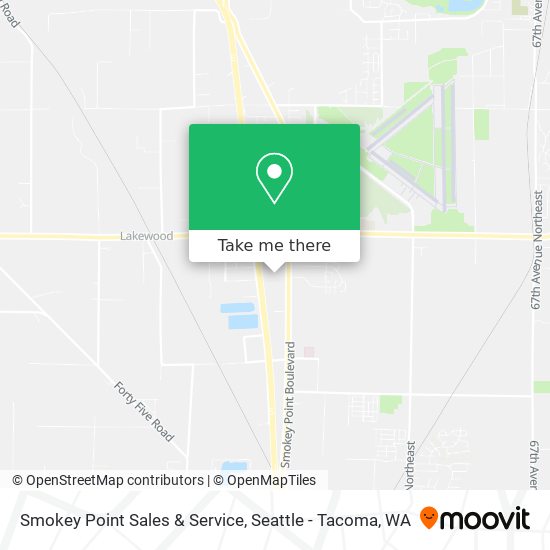 Smokey Point Sales & Service map