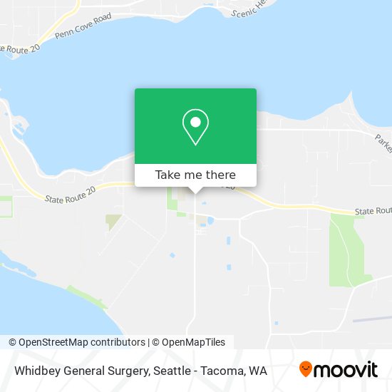 Whidbey General Surgery map