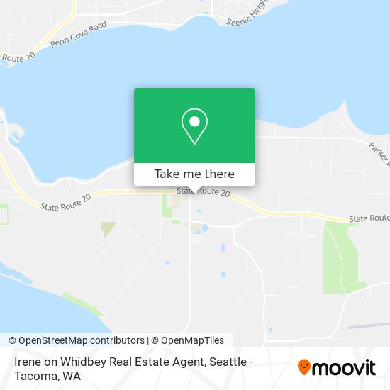 Irene on Whidbey Real Estate Agent map
