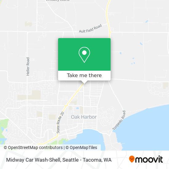Mapa de Midway Car Wash-Shell