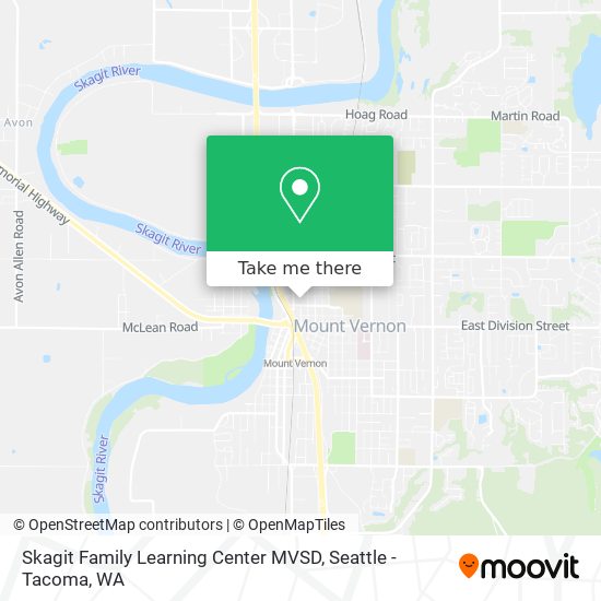 Mapa de Skagit Family Learning Center MVSD