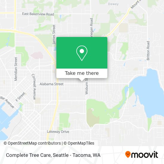Mapa de Complete Tree Care