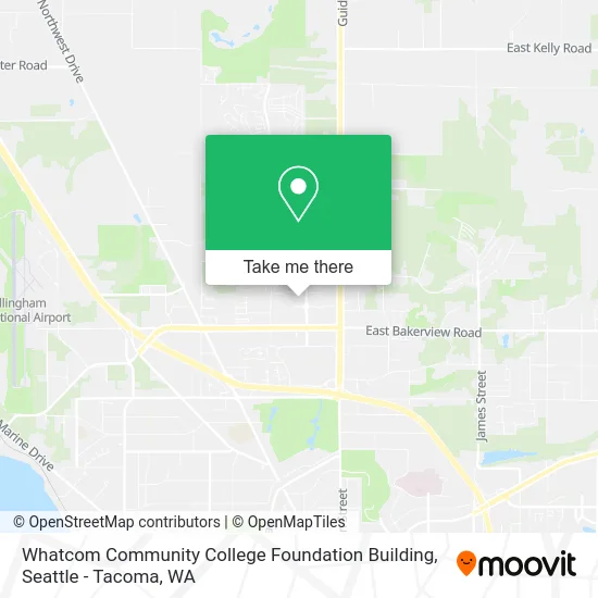 Whatcom Community College Foundation Building map